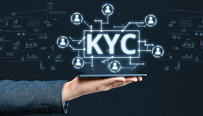 Digital KYC verification concept displayed on a tablet, highlighting its role in annual compliance for companies.