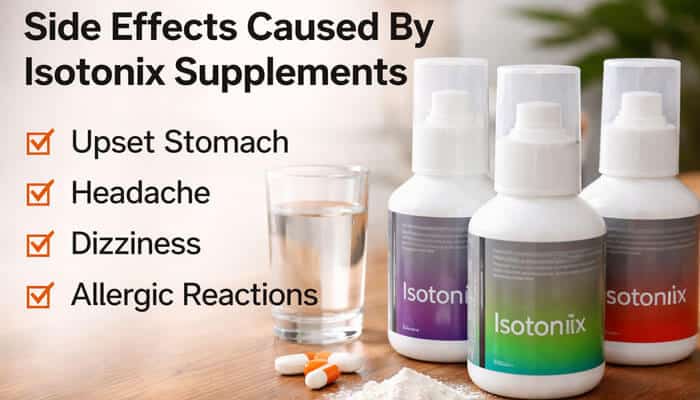 Side Effects Caused By Isotonix Supplements - My Legal Opinion - My Legal Opinion Side effects of Isotonix supplements: upset stomach, headache, dizziness, allergic reactions. Relevant to Isotonix Lawsuit concerns.