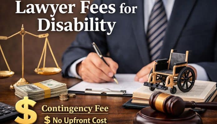 Lawyer Fees for Disability: Contingency fee with no upfront cost for disability claims. Legal representation for disability benefits.