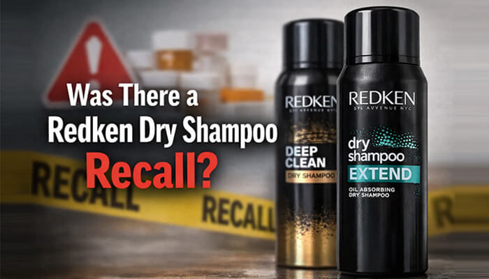 Was There a Redken Dry Shampoo Recall-mylegalopinion - My Legal Opinion Redken Lawsuit: Inquiry into whether Redken dry shampoo products were recalled due to benzene contamination risks, with warning signs in the background