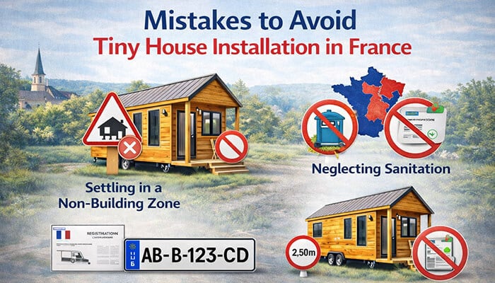 What are the mistakes to avoid in tiny house installation in France - My Legal Opinion - My Legal Opinion