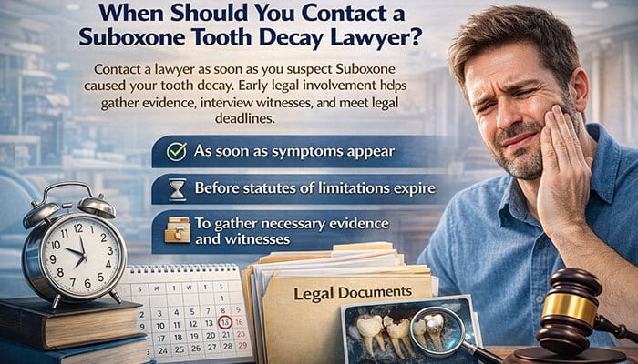 When Should You Contact a Suboxone Tooth Decay Lawyer - My Legal Opinion - My Legal Opinion