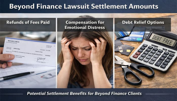Beyond Finance Lawsuit Settlement Amounts - My Legal Opinion - My Legal Opinion Beyond Finance Lawsuit Settlement Amounts: Refunds, Compensation for Emotional Distress, and Debt Relief Options for Affected Clients.