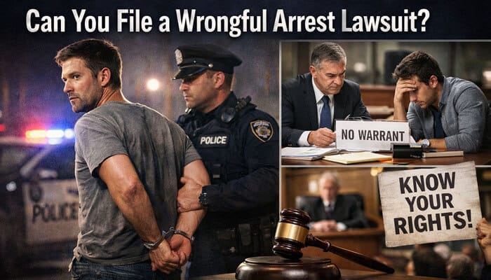 Can You File a Wrongful Arrest Lawsuit - My Legal Opiniion - My Legal Opinion
