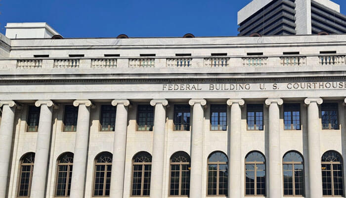 Consider Local Federal Court Familiarity - My Legal Opinion 1 - My Legal Opinion Federal Crimes Lawyer - U.S. Federal Building and Courthouse representing the judicial process in federal cases.