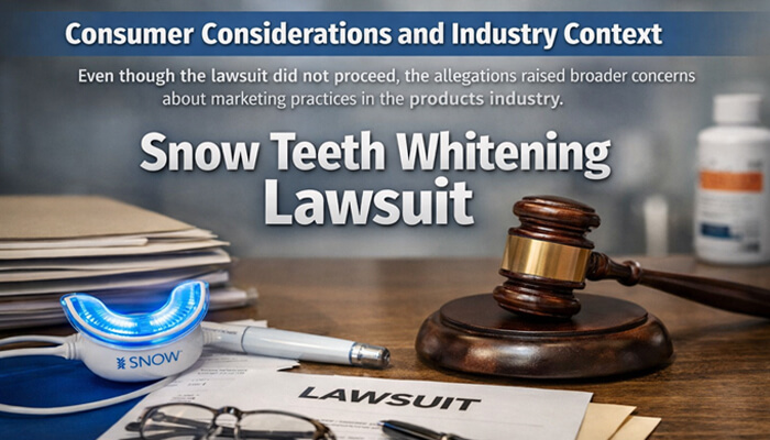 Consumer Considerations and Industry Context - My Legal Opinion - My Legal Opinion Snow Teeth Whitening Lawsuit - Consumer considerations and broader marketing concerns in the cosmetic industry, as illustrated by legal documents and Snow Teeth Whitenings LED device.