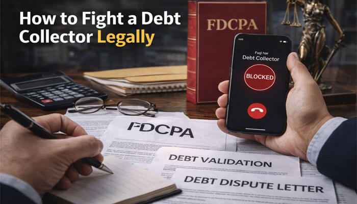 How to Fight a Debt Collector Legally - My Legal Opinion - My Legal Opinion How to fight a debt collector legally, with FDCPA documents, a blocked call from a debt collector, and tips on debt validation and dispute letters.