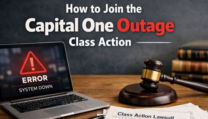 How to Join the Capital One Outage Class Action - My Legal Opinion - My Legal Opinion