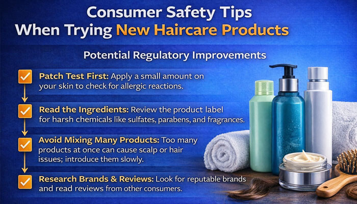 Importance of Patch Testing Haircare Products - My Legal Opinion - My Legal Opinion Consumer safety tips when trying new haircare products, with advice on patch testing, reading ingredients, avoiding mixing products, and researching brands.
