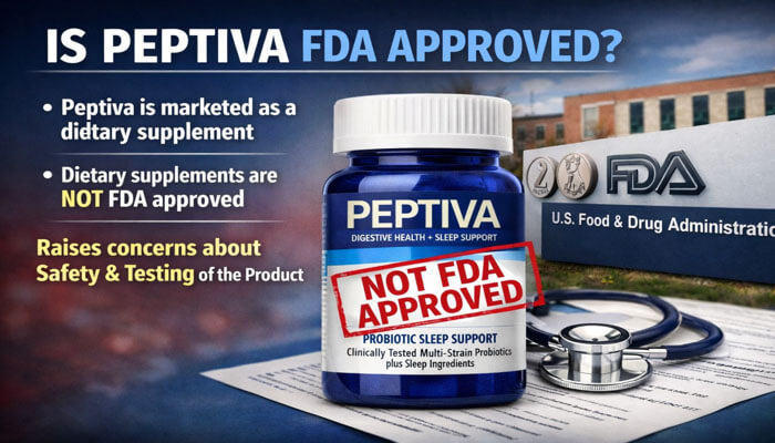 Is Peptiva FDA Approved - My Legal Opinion - My Legal Opinion Peptiva Lawsuit: Concerns about Peptiva's FDA approval status, as it is marketed as a dietary supplement, not FDA approved, raising questions about safety and testing of the product.