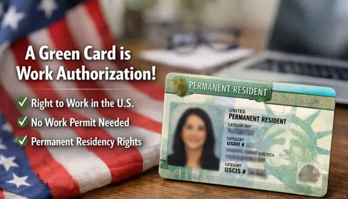 Is a Green Card Work Authorization - My Legal Opinion - My Legal Opinion Green Card vs Work Permit: A Green Card serves as a work authorization in the U.S., offering permanent residency and the right to work without the need for a separate work permit.