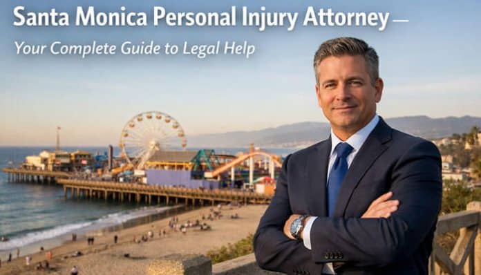 Santa Monica Personal Injury Attorney standing near the beach, offering a complete guide to legal help for accident victims.