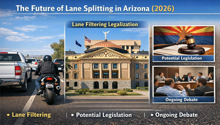 The Future of Lane Splitting in Arizona - My Legal Opinion Lane Splitting Legal in Arizona: The future of lane splitting in 2026, including lane filtering legalization, potential legislation, and ongoing debates surrounding Arizona laws.