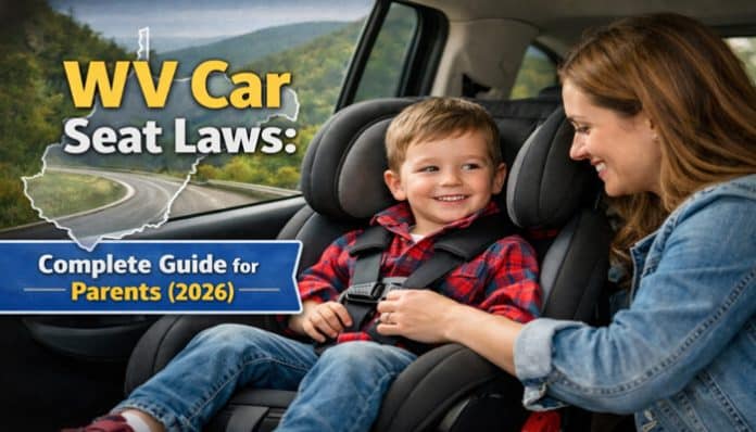 WV Car Seat Laws: Complete Guide for Parents (2026) – Child safety in West Virginia with car seat requirements, booster seats, and proper seat belt use.