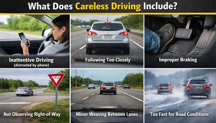 What Does Careless Driving Include - My Legal Opinion - My Legal Opinion Careless Driving Ticket in NJ – Examples of careless driving behaviors such as distracted driving, following too closely, improper braking, and not observing right-of-way. Learn what can lead to a careless driving ticket in New Jersey.
