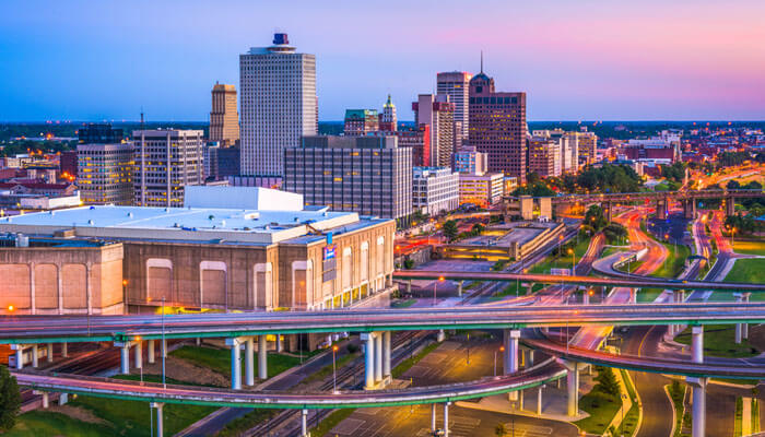 Why Murfreesboros Growth Raises New Legal and Regulatory Considerations - My Legal Opinion - My Legal Opinion A scenic view of Murfreesboro's cityscape with highways, buildings, and a sunset, showcasing the city's rapid growth and urban development.