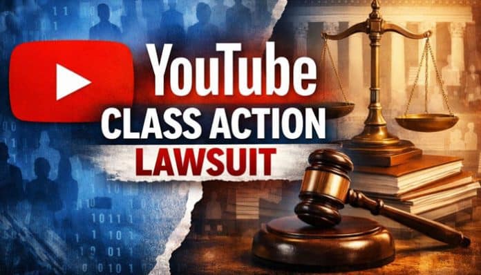 YouTube Class Action Lawsuit: Legal representation and court gavel image highlighting the legal battle surrounding YouTube class action lawsuit