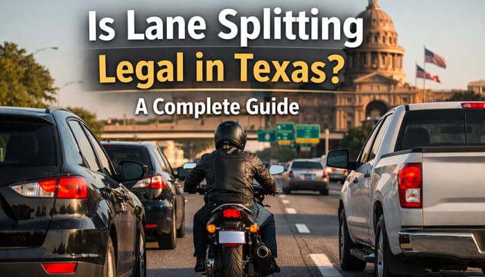 Is Lane Splitting Legal in Texas? Guide to Texas motorcycle laws and safety.