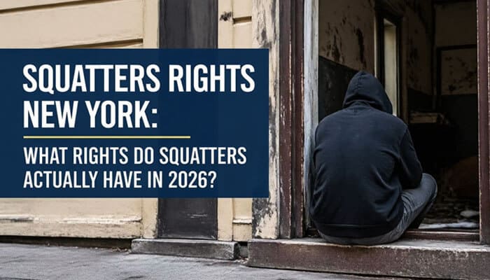 Squatters Rights New York: What Rights Do Squatters Actually Have in 2026? - My Legal Opinion - My Legal Opinion Squatters Rights New York: Squatter sitting in an abandoned building doorway, exploring squatters' rights in 2026.