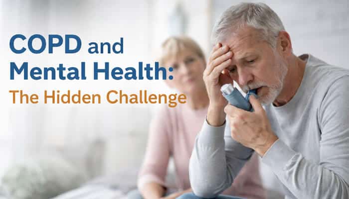 COPD and Mental Health The Hidden Challenge - My Legal Opinion - My Legal Opinion Is COPD a Disability and mental health impact image showing older man using an inhaler with partner, illustrating COPD’s physical and psychological challenges for disability evaluation