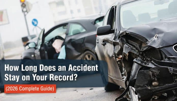 Car accident aftermath, questioning how long does an accident stays on your record