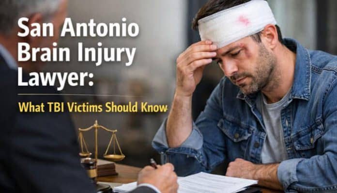 San Antonio Brain Injury Lawyer consultation with a TBI victim, focusing on legal guidance for compensation after a traumatic brain injury.