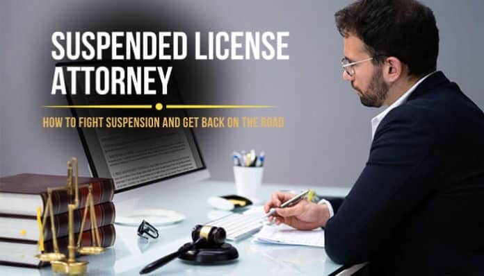 Suspended License Attorney: Legal expert reviewing documents to fight driver's license suspension and get clients back on the road. Learn how to navigate DMV hearings and restore driving privileges with professional legal help.