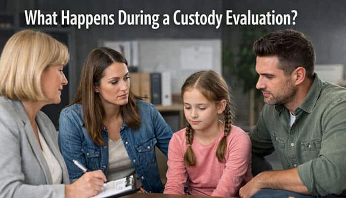 What Happens During a Custody Evaluation? - My Legal Opinion - My Legal Opinion Can I Lose Custody for Depression and Anxiety? custody evaluation meeting with parents, child, and family professional