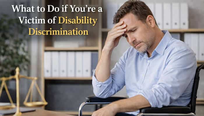What to Do if Youre a Victim of Disability Discrimination - My Legal Opinion - My Legal Opinion Facing the challenges of disability discrimination? A Los Angeles Disability Discrimination Attorney can guide you through the next steps.